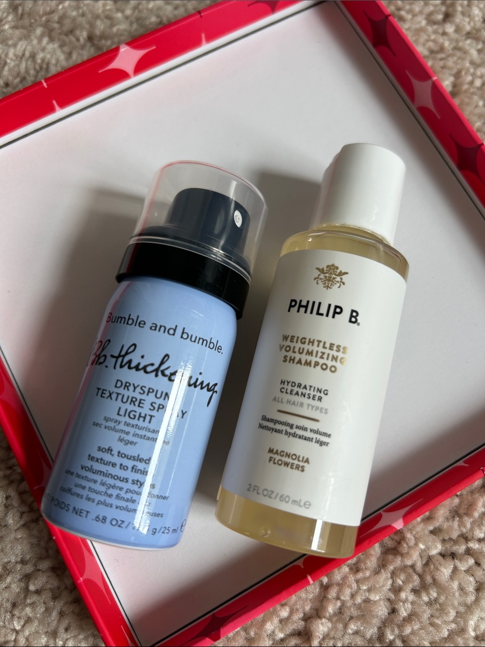 Volume shampoo & texture spray bundle
